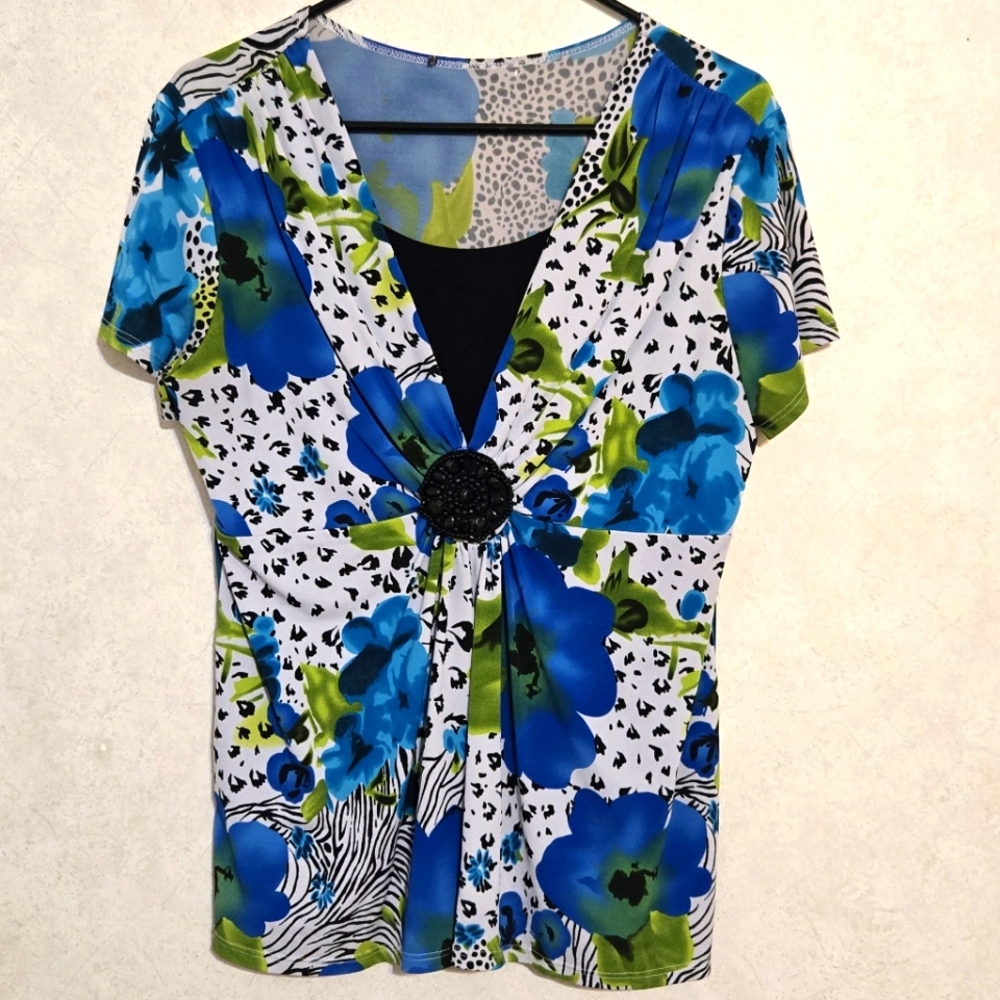🌞SZ L SPRING / SUMMER EMBELLISHED TOP